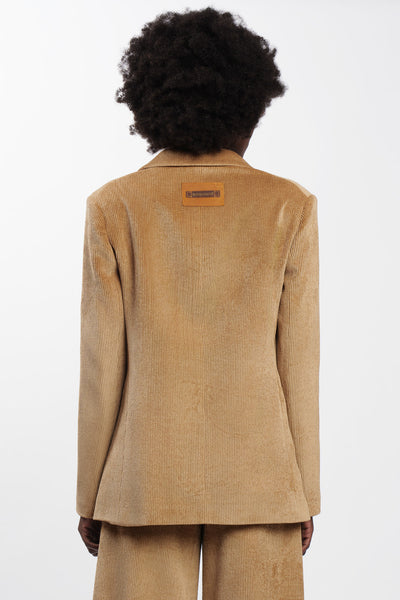 Camel Velvet Jacket
