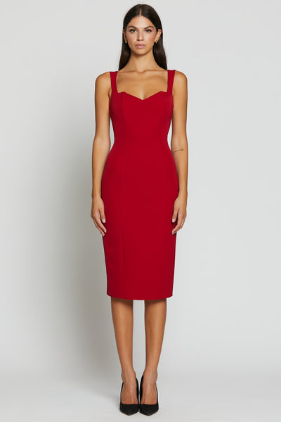 Perfect Bordeaux sheath dress