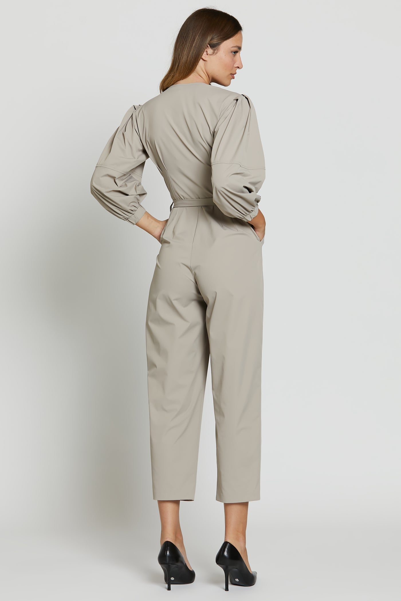 Nylon Jumpsuit Mud