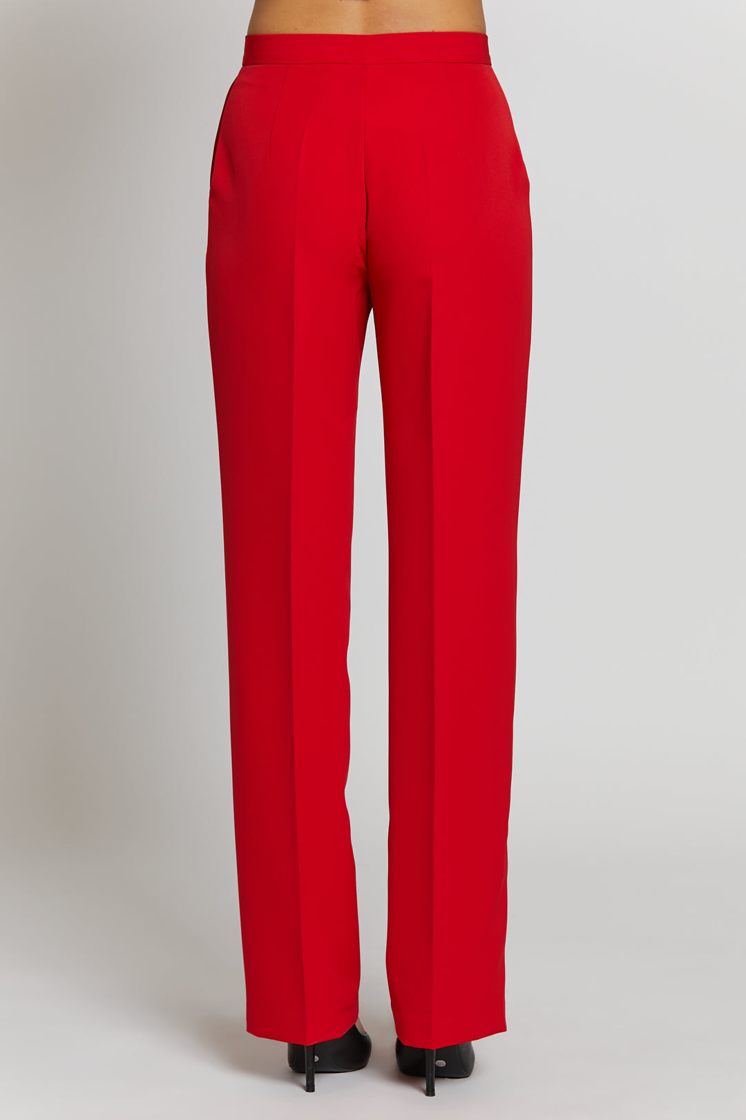 Regular Basic Pants Red