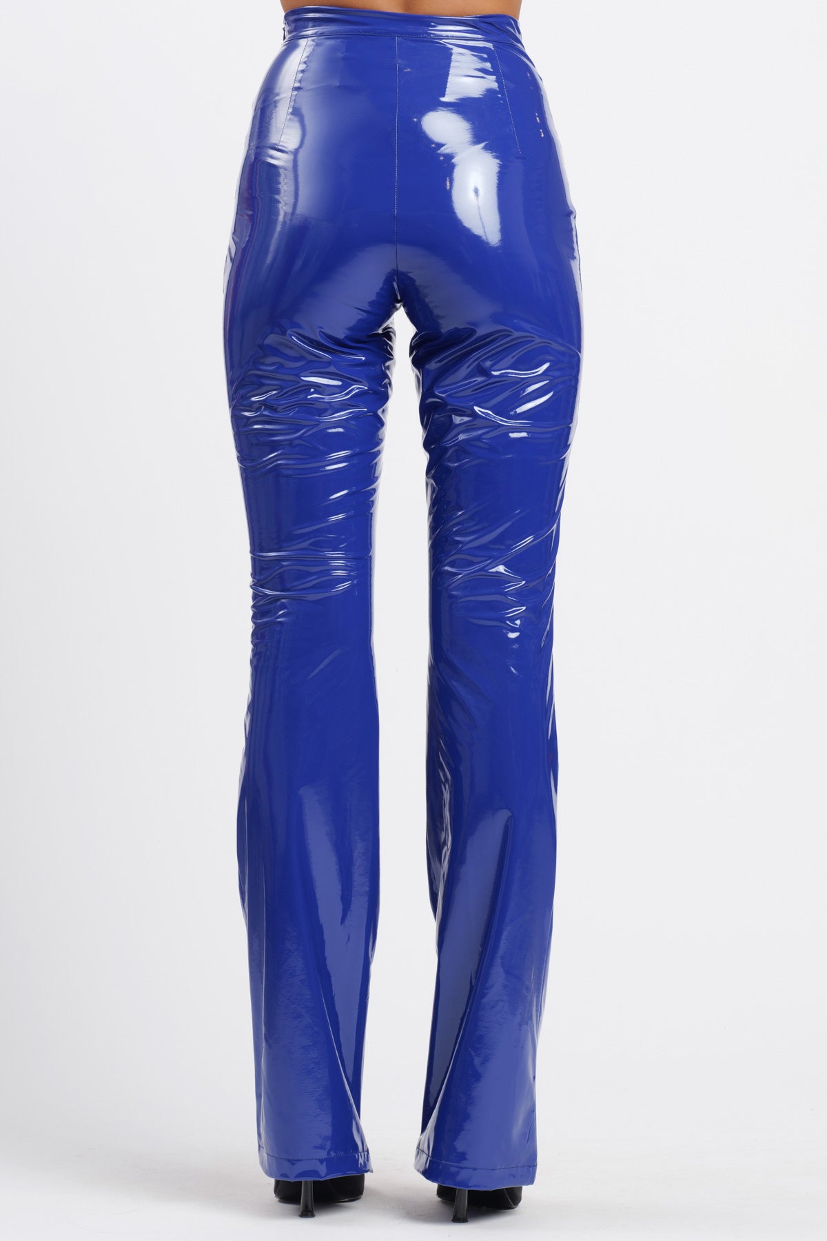 Purple Vinyl Skin Pant