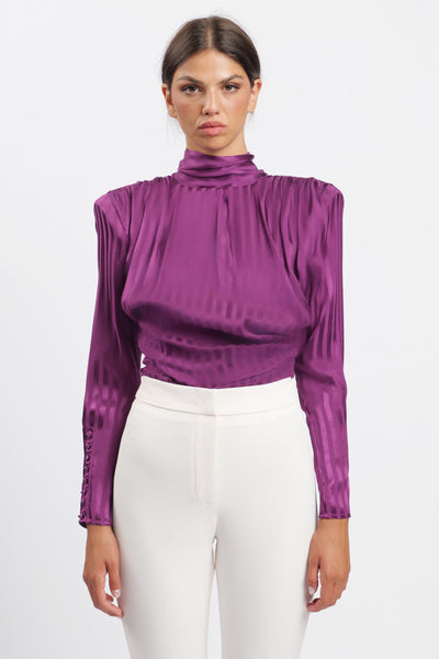 Body Neck Row Plum