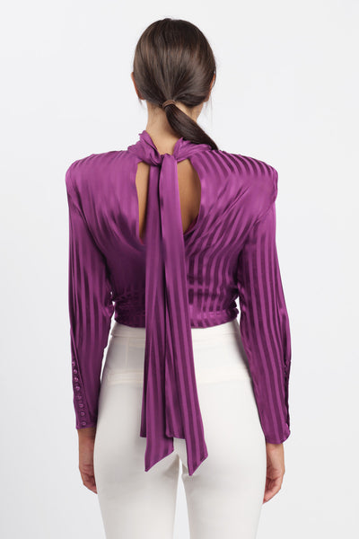 Body Neck Row Plum