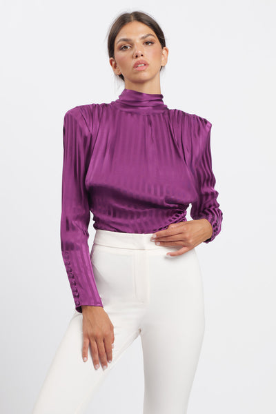 Body Neck Row Plum