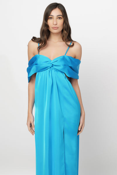 Bali blue dress