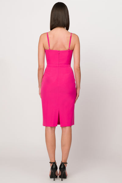 Fuchsia Midi Sheath