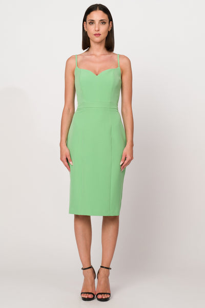 Pistachio Sheath Midi