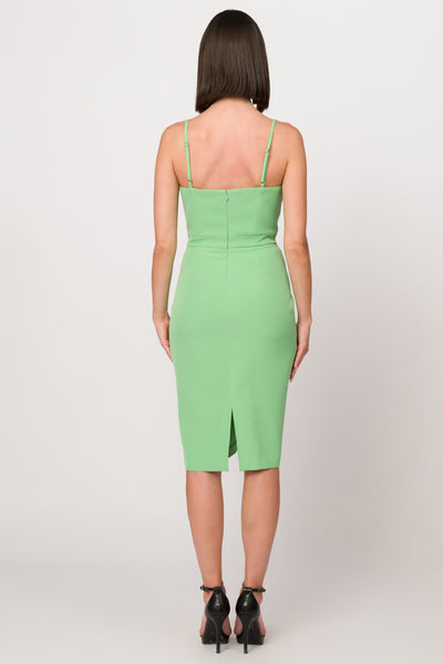 Pistachio Sheath Midi