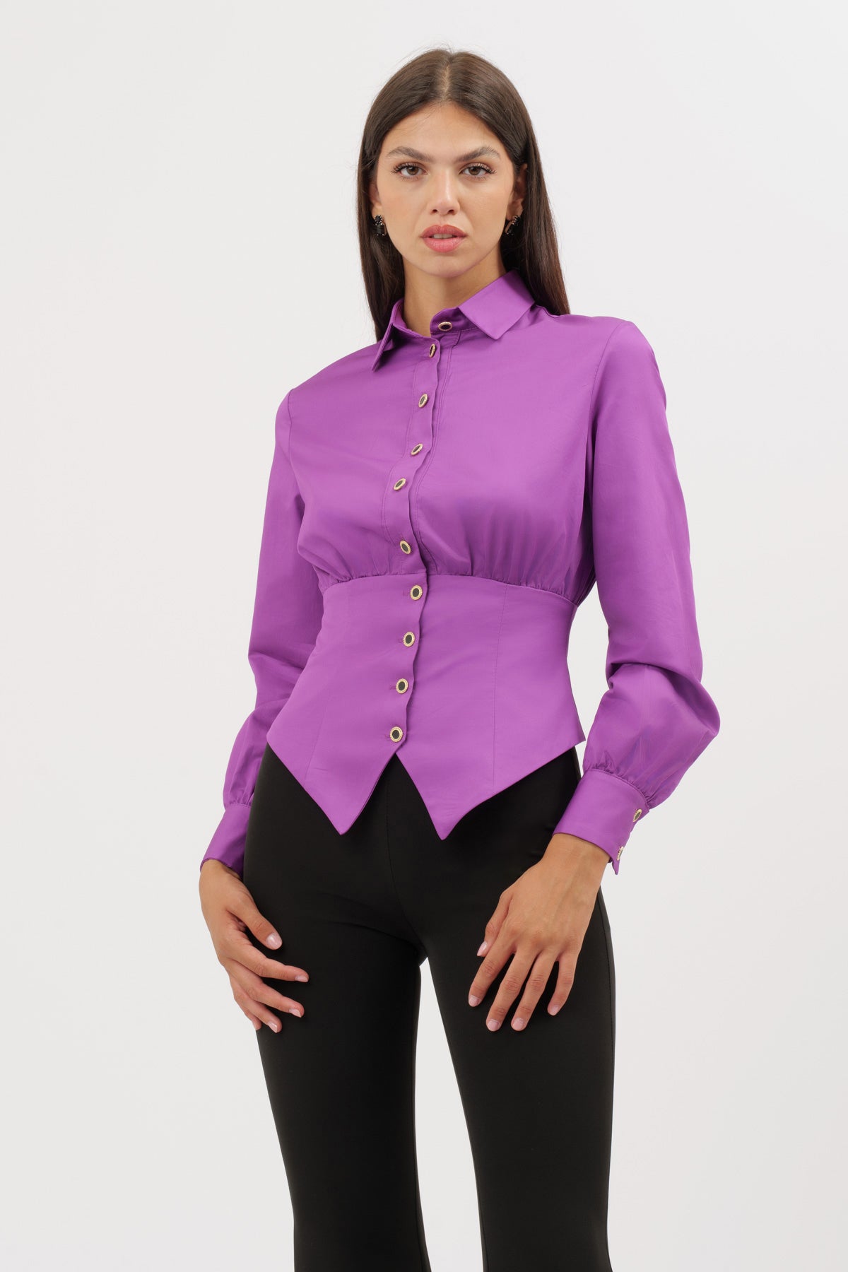 Mauve Tuxedo Shirt