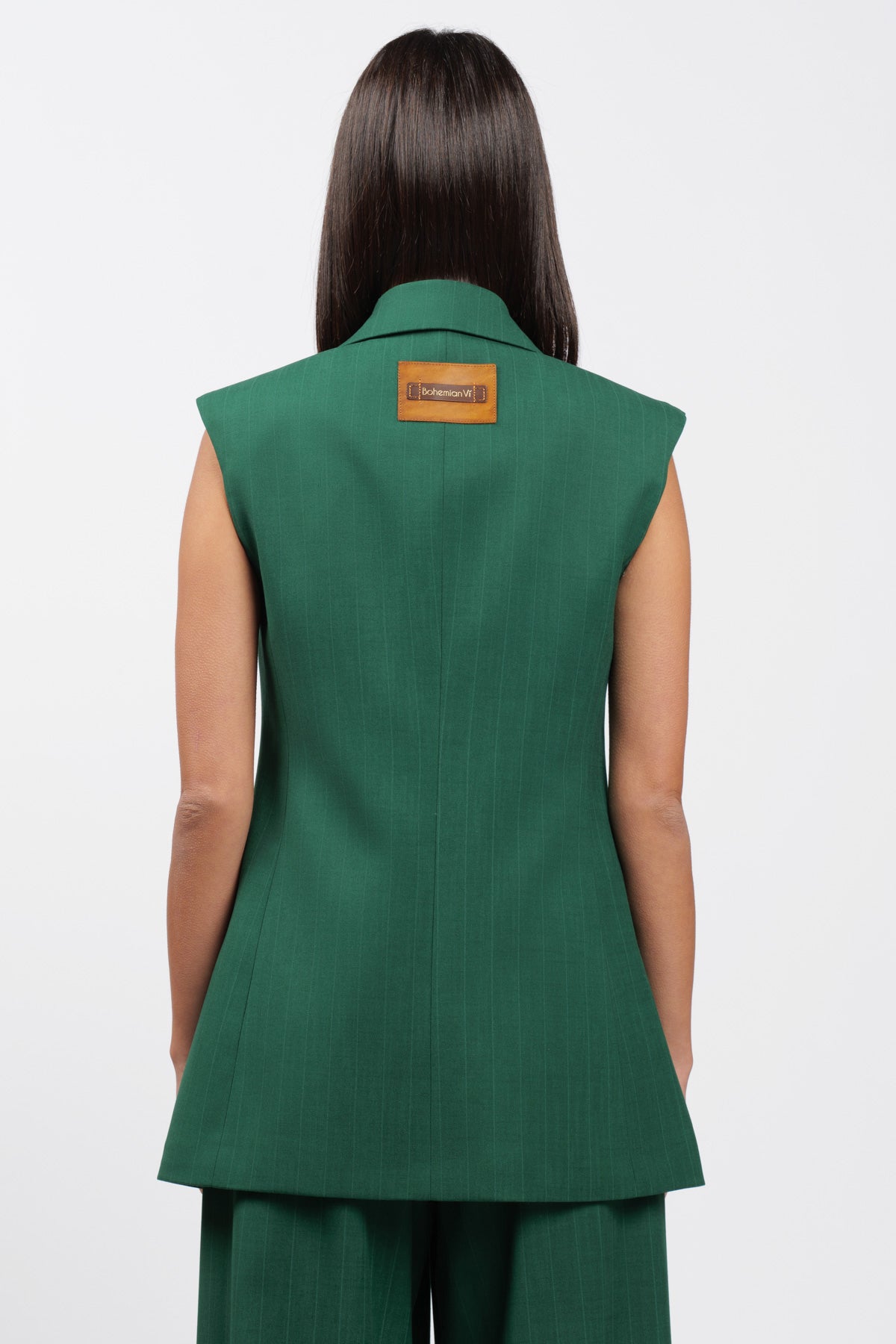 Green Sleeveless Jacket