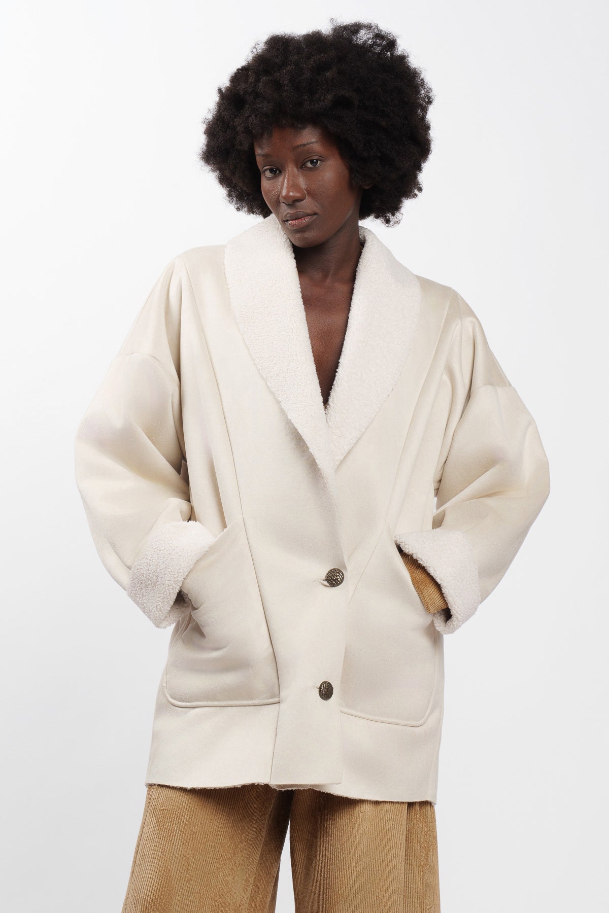 Cream Faux Fur Sheepskin