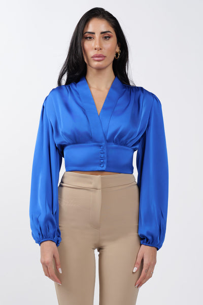 Royal Crop Shirt