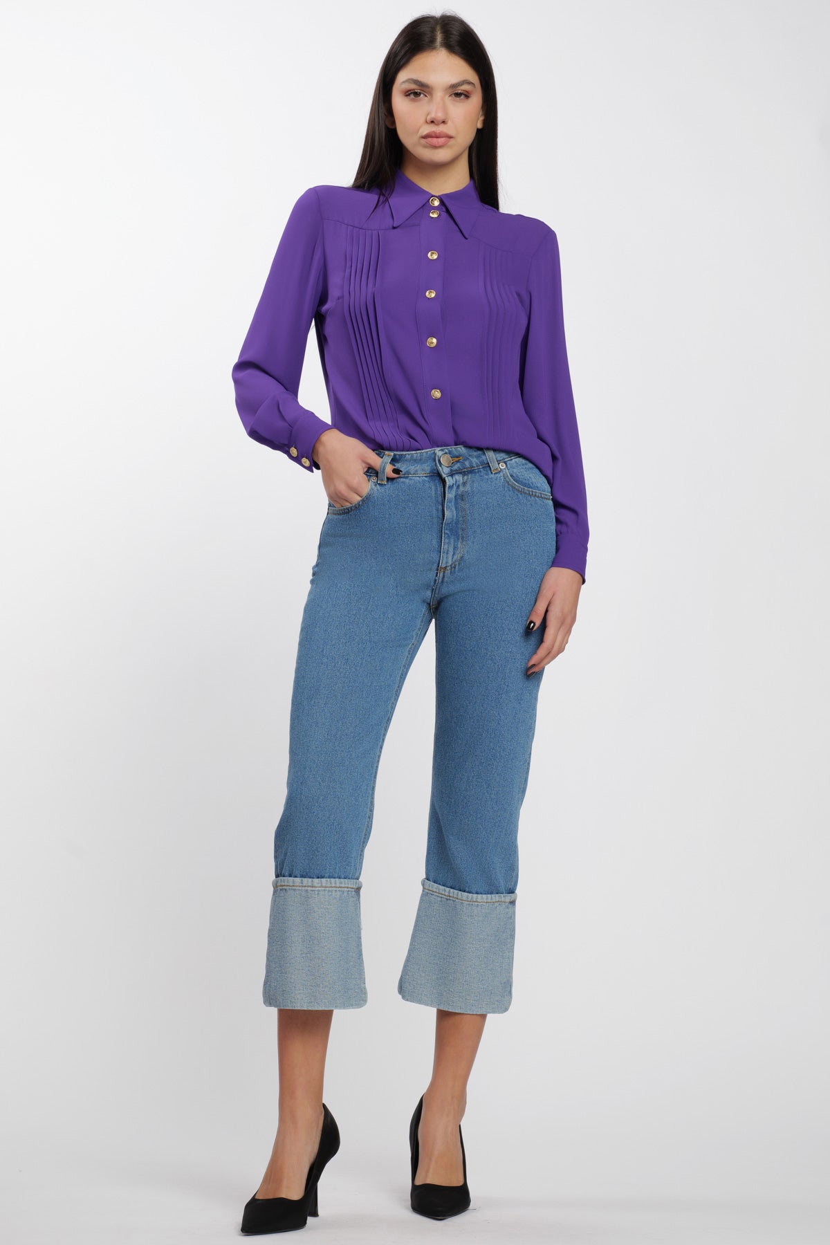 Purple Pinces Shirt