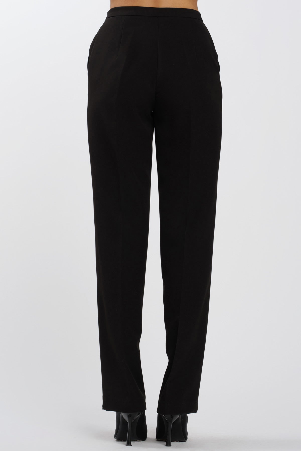 Regular Basic Pants Black