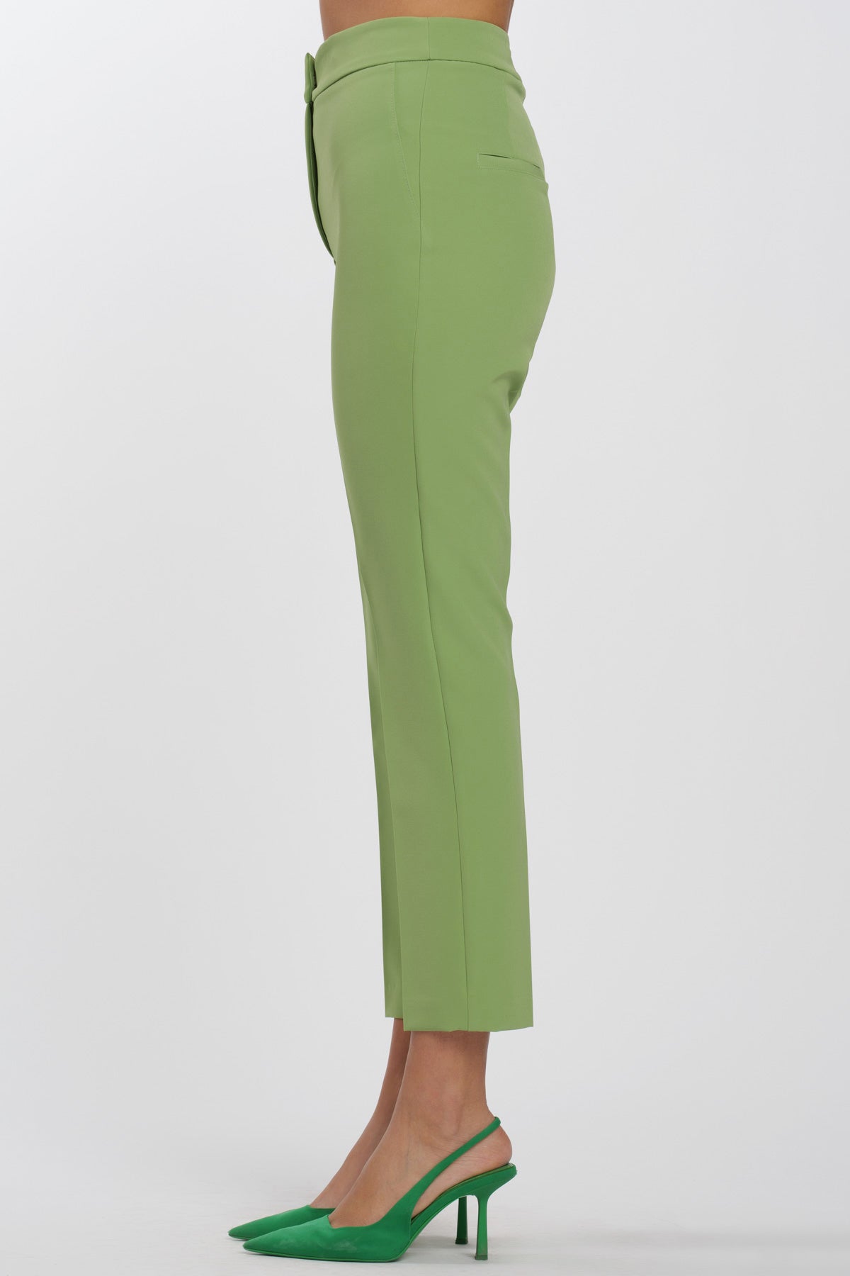 Slim Pants Basic Avocado