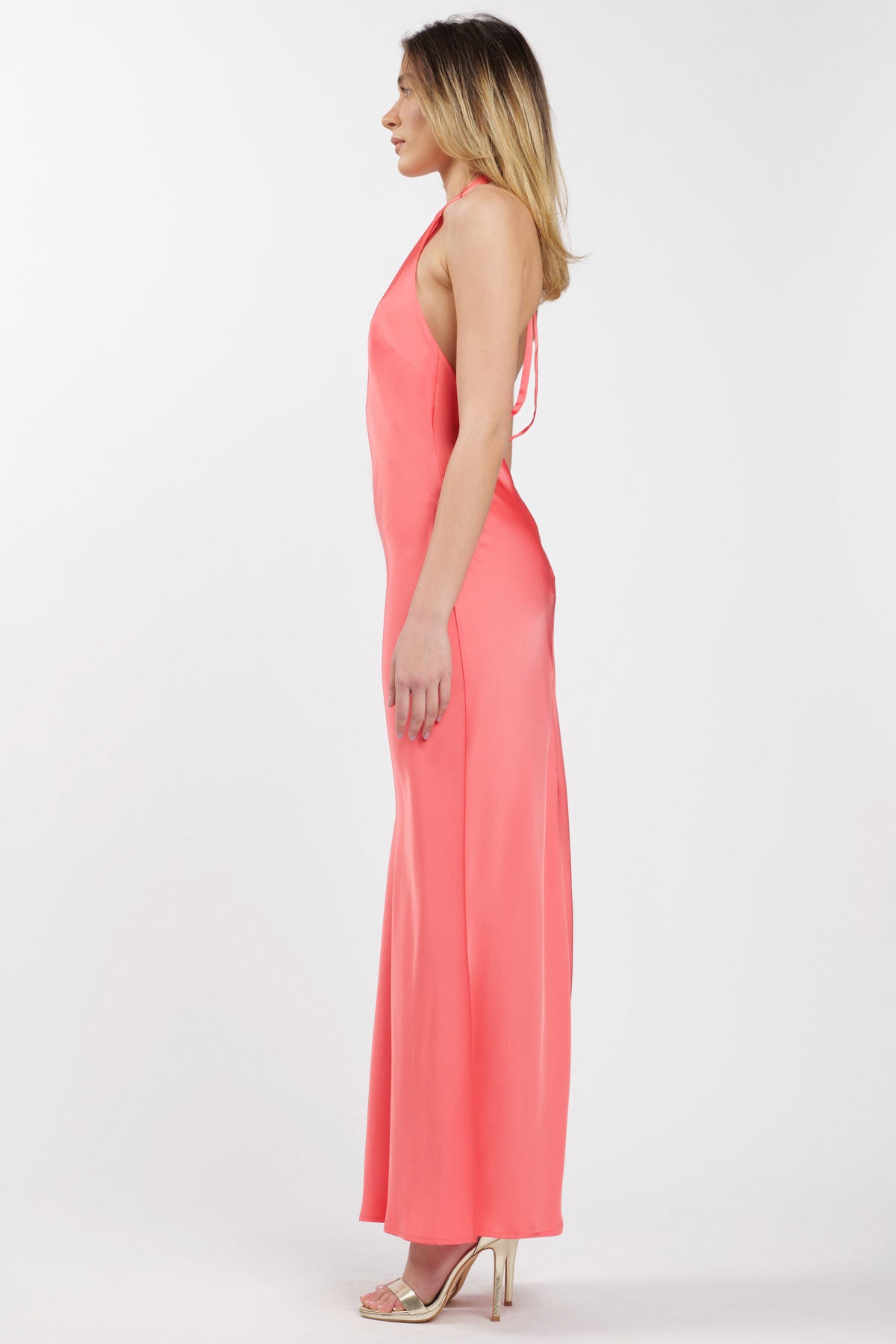 Keira Dress Coral