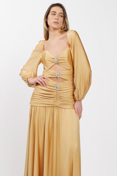 Unique Dress Gold