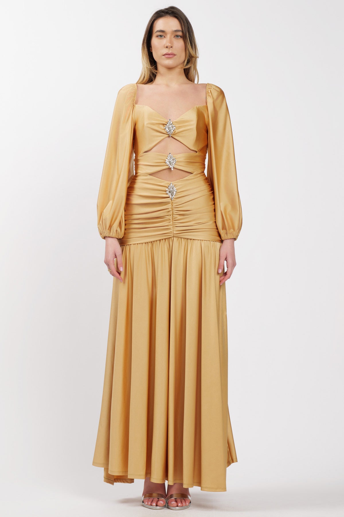 Unique Dress Gold