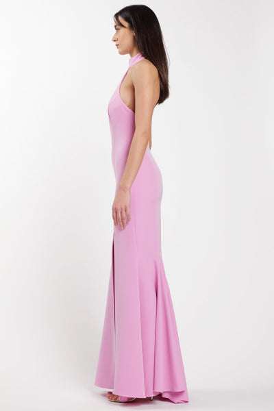 Siren Halter Dress Wisteria