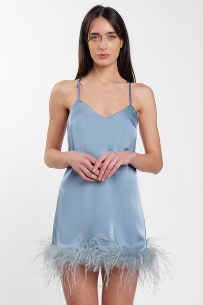 Pearl Plume Mini Dress