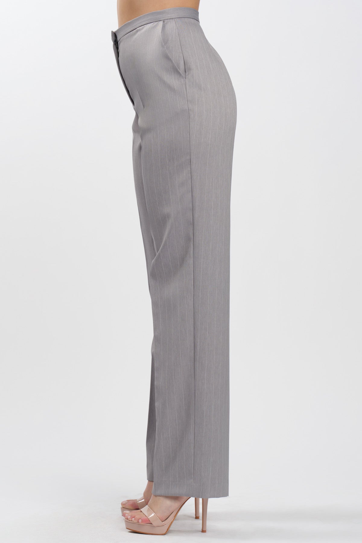 Pinstriped Pearl Pants