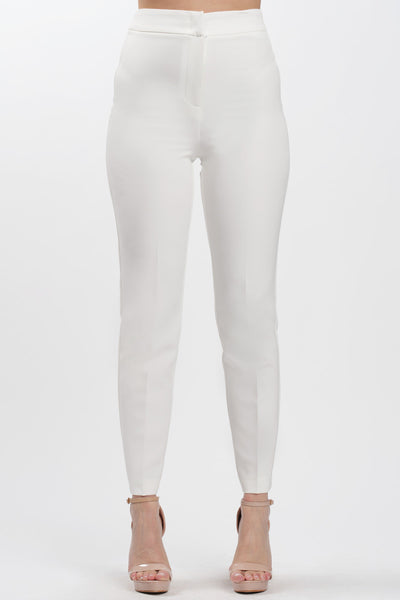 Slim Pants Basic White