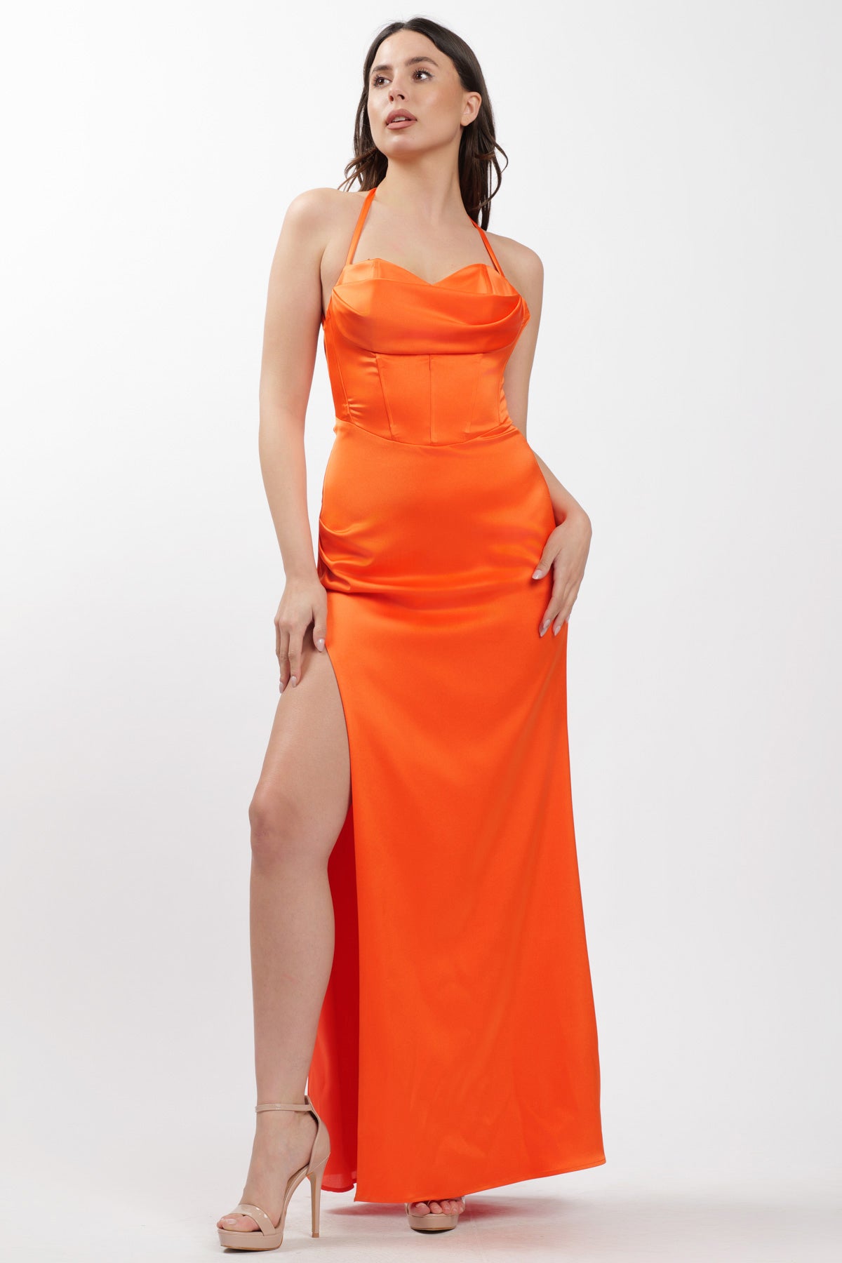 Britney Dress Orange