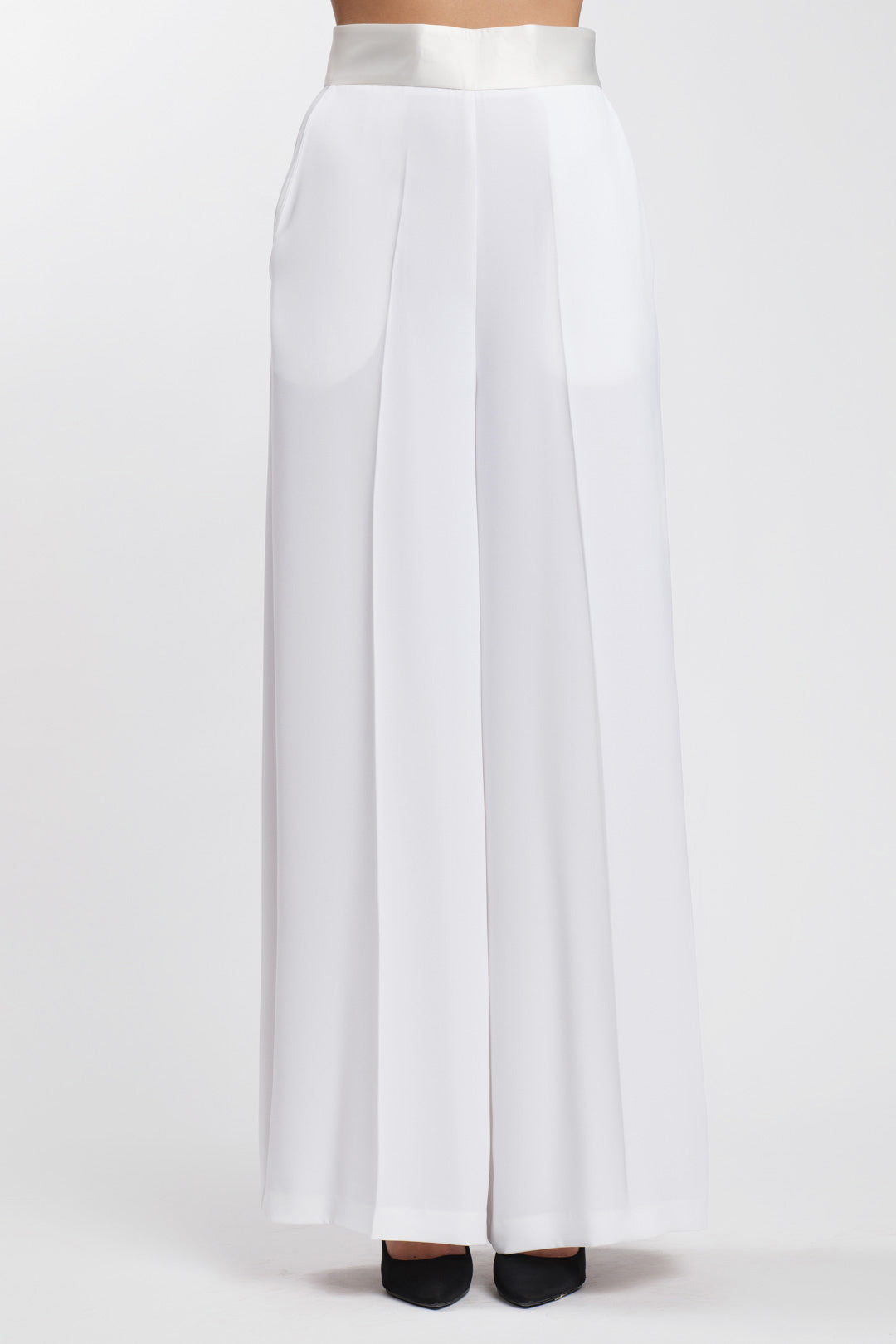 Wave Pants White