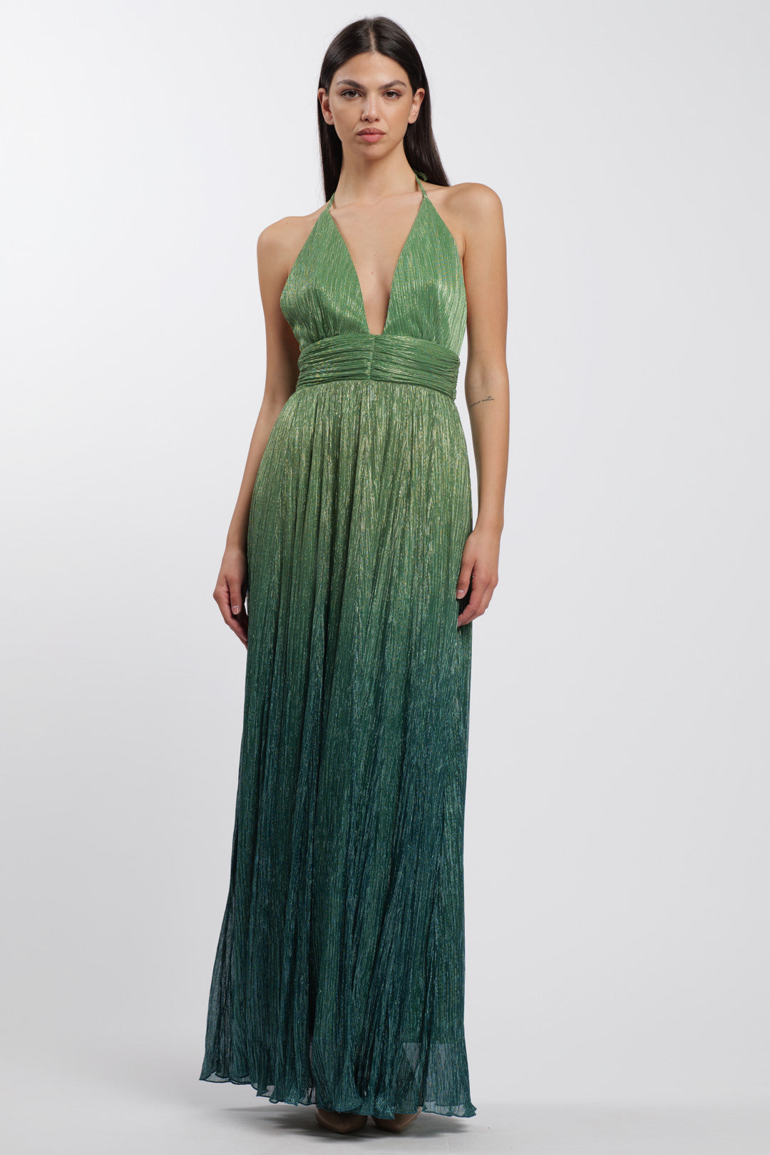 Empire Dress Green