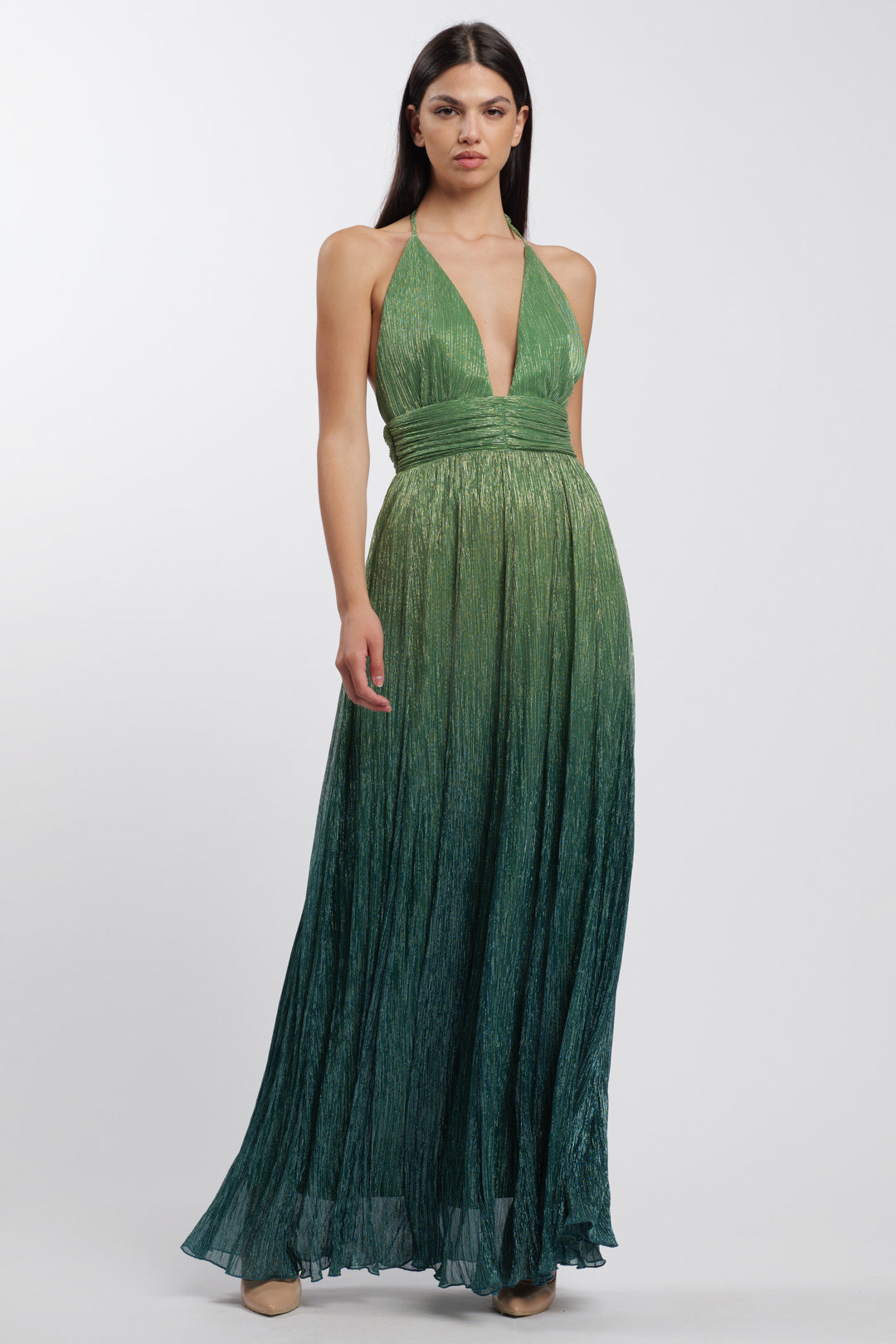 Empire Dress Green