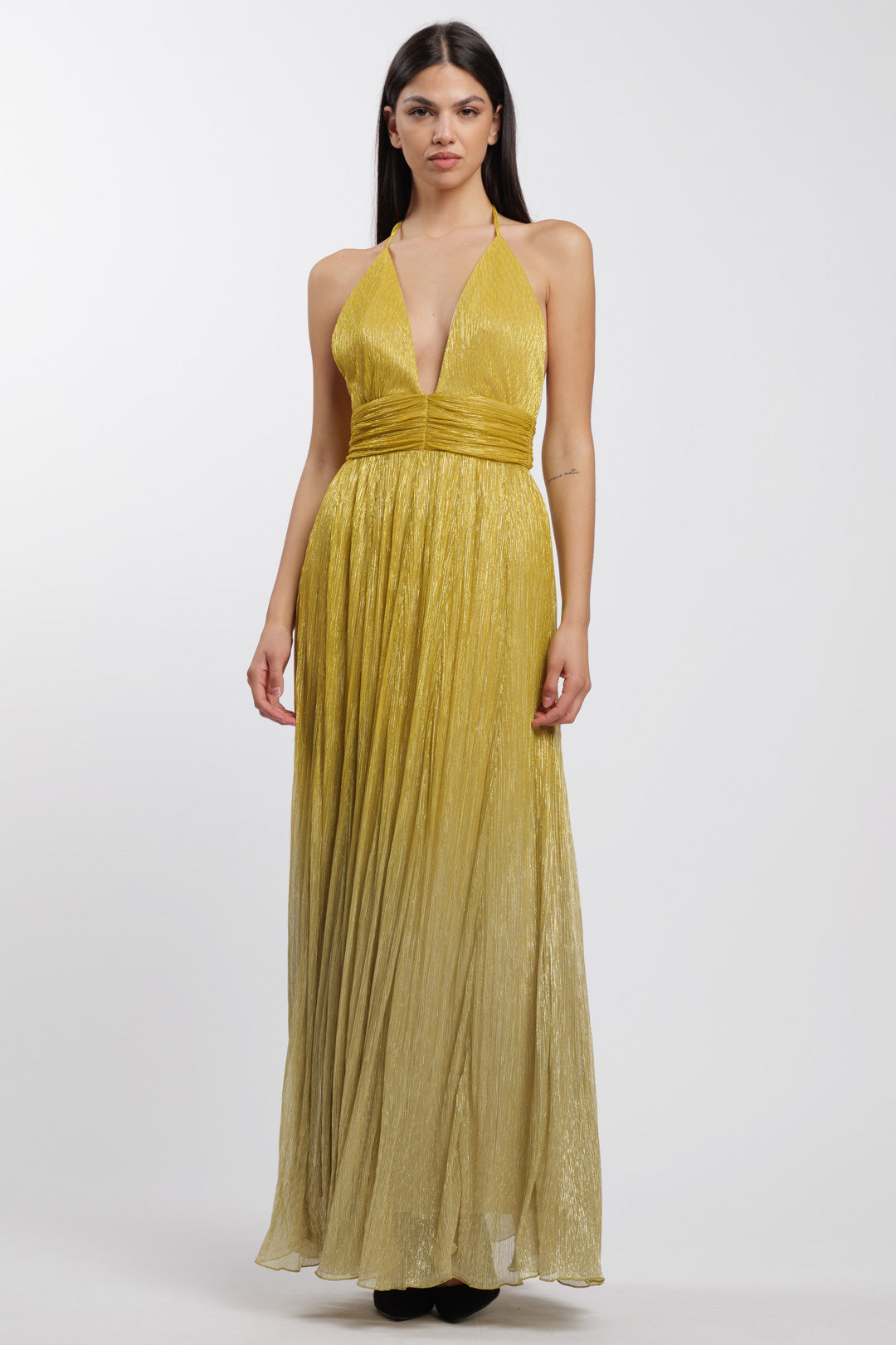 Empire Dress Gold