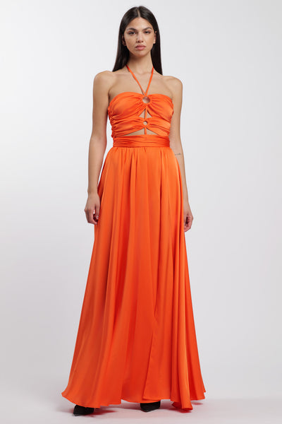 Rings Dress Orange