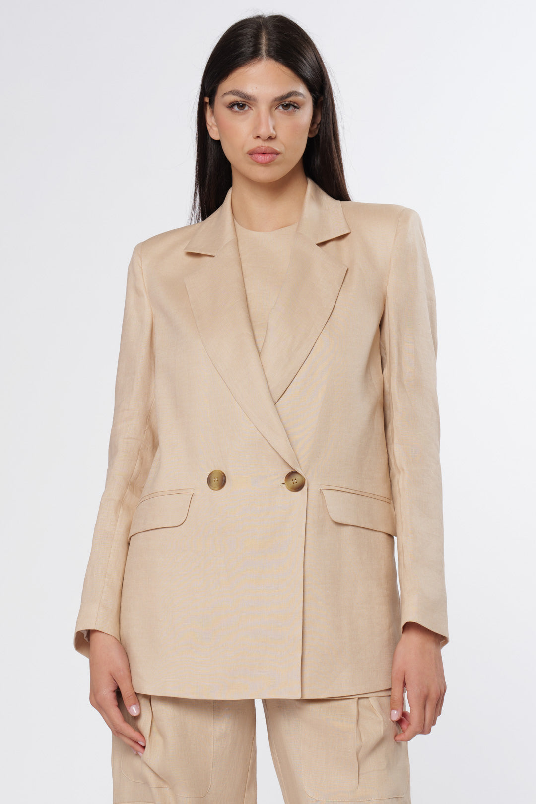 Linen Blazer Sand