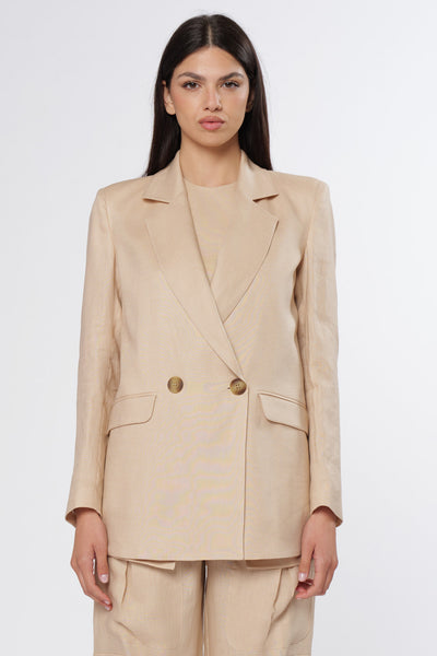 Linen Blazer Sand