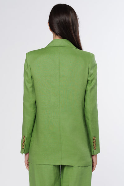 Olive Linen Blazer