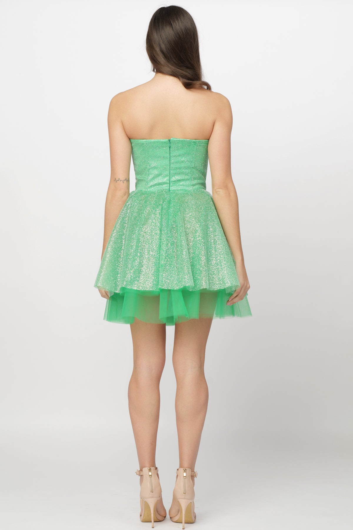 Elizabeth emerald green dress