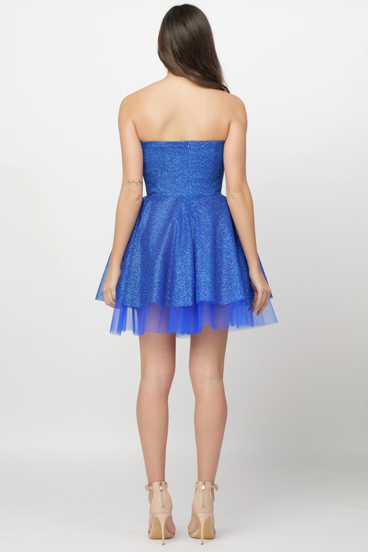 Elizabeth royal blue dress