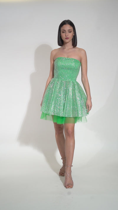 Elizabeth emerald green dress